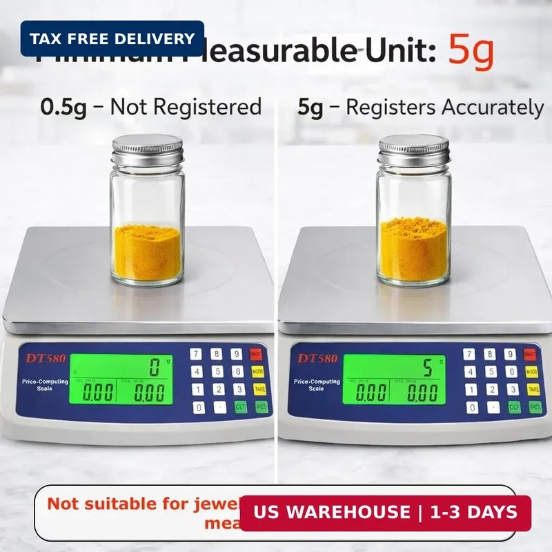 Large Digital Kitchen Scale 40kg/88lb Stainless Steel Price Computing Scale Coun gallery