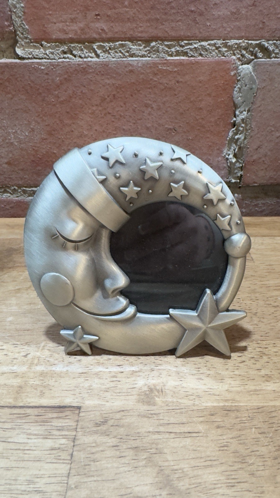 Whimsical 90’s Moon And Star Pewter Picture Fame Whimsigoth Mystical Celestial gallery
