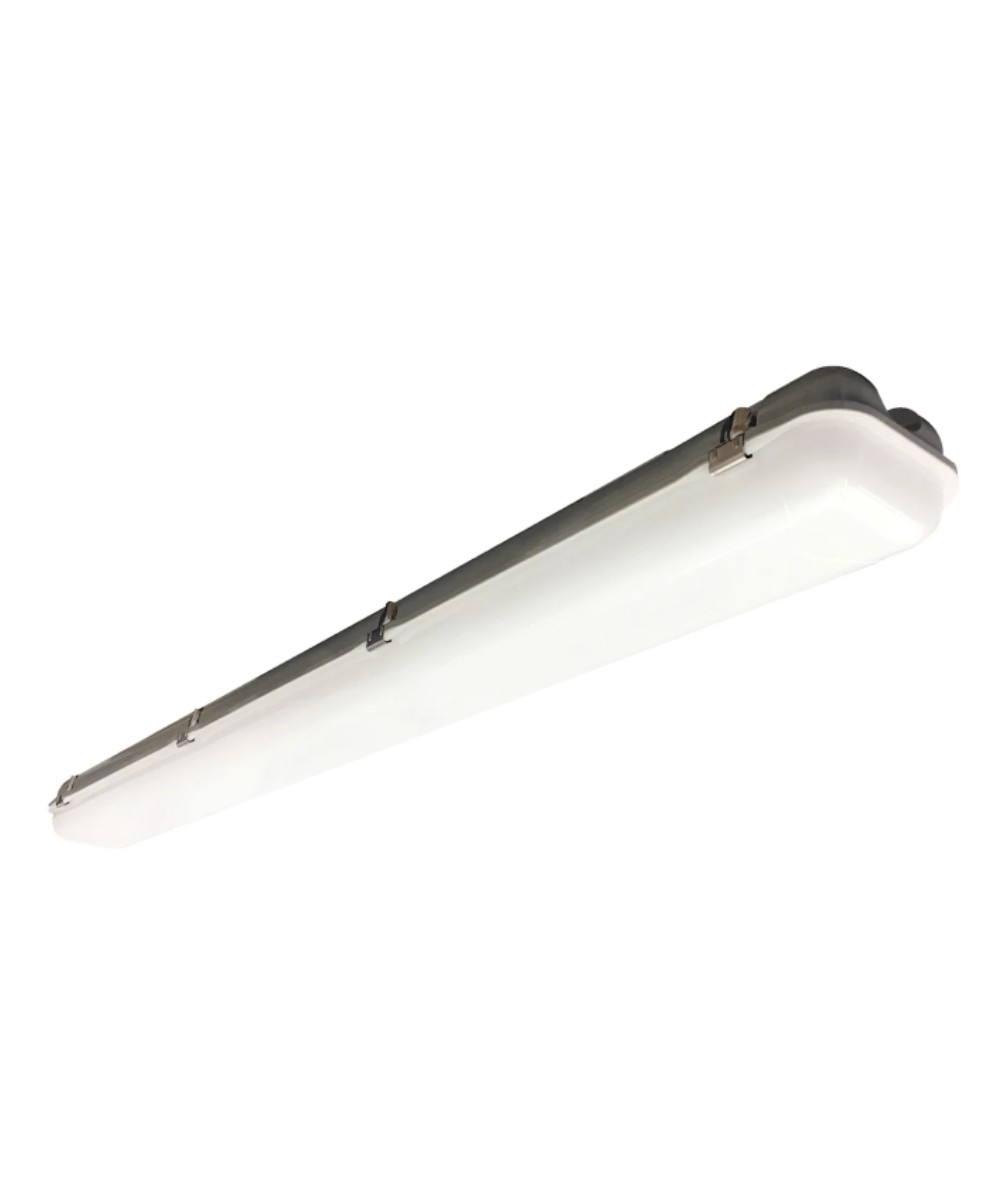 50"w Linear Vapor Tight 1-Light Integrated LED Light Strip Ceiling Light gallery