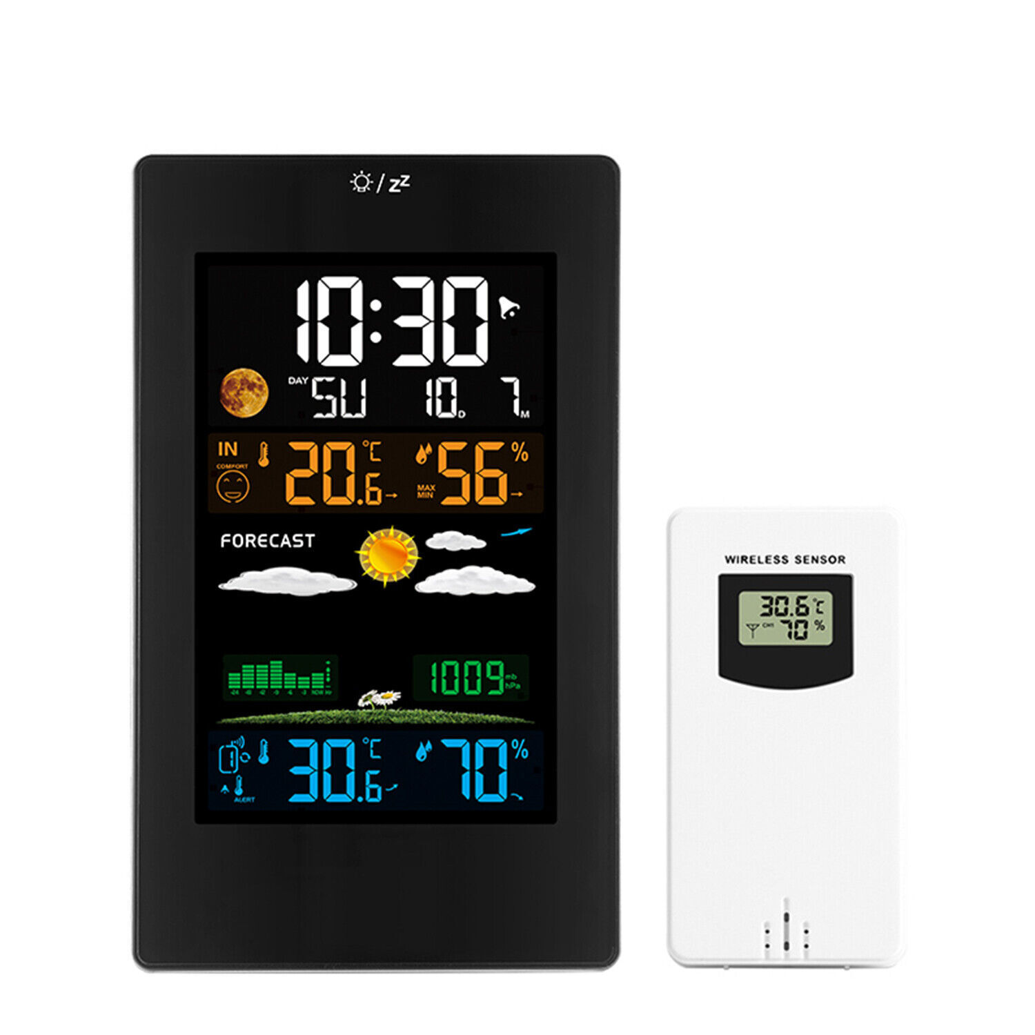 Wireless Digital LCD Indoor & Outdoor Weather Station Thermometer Hygrometer NEW gallery