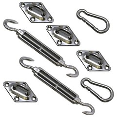 M6 Hardware Installation Kit for Square Rectangle Sun Shade Sail Cover Stainless