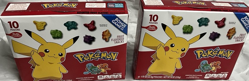 (2 pack) Pokemon Fruit Flavored Snacks, Fat Free and Gluten Free, EXP Sept. 2026 gallery