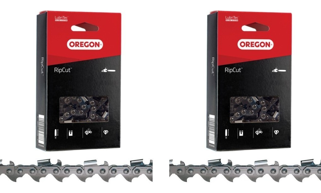 2-pack Oregon 27RX108G RipCut Chains - .404" pitch, .063" gauge, 108 dl (2) gallery