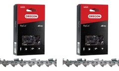 2-pack Oregon 27RX108G RipCut Chains – .404″ pitch, .063″ gauge, 108 dl (2)
