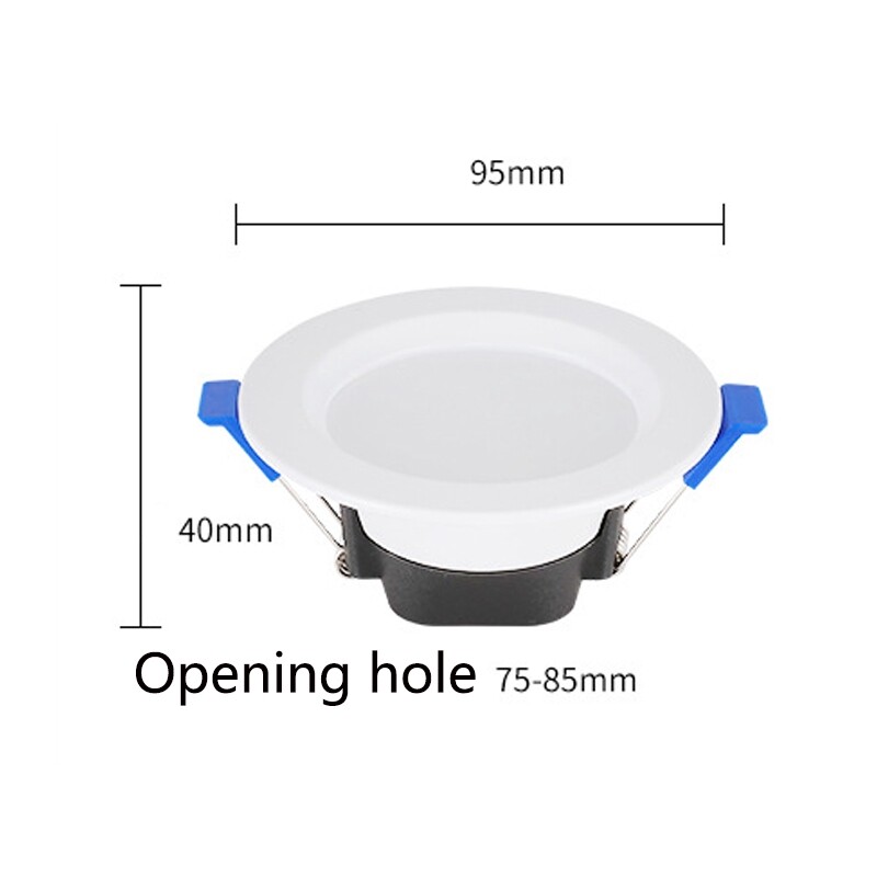10PC 7W Dimmable LED Downlight Led Recessed Ceiling Light Lamp 85V-265V US gallery