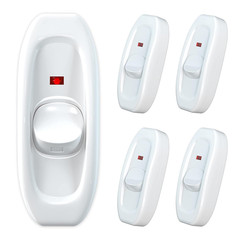5 Pack Appliance Switch On/Off Button Table Lamp Desk Light In-Line Cord Switch