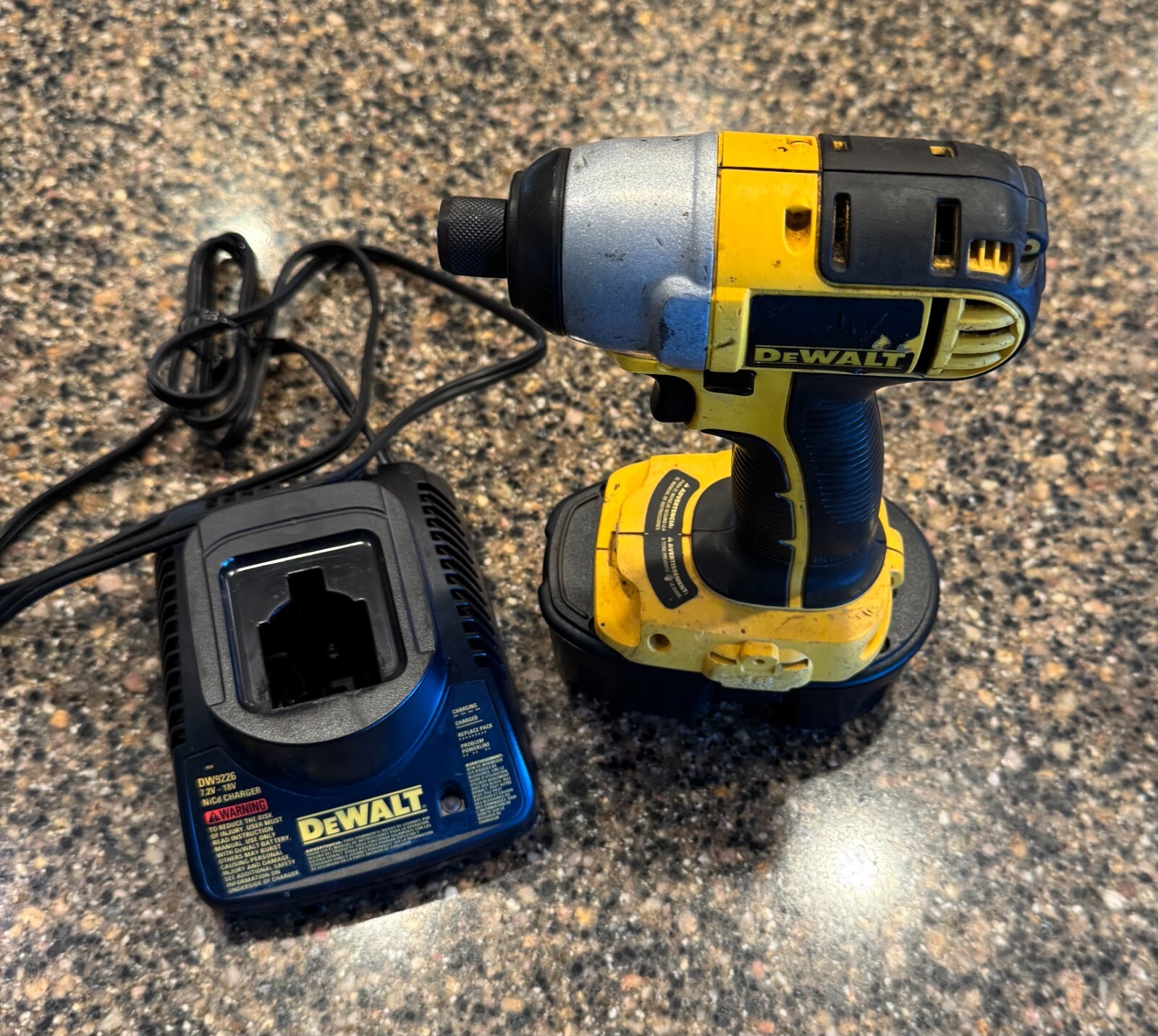 DEWALT DC825 18V XRP 1/4" Cordless Impact Driver & DC759 Drills/Battery/Charger gallery