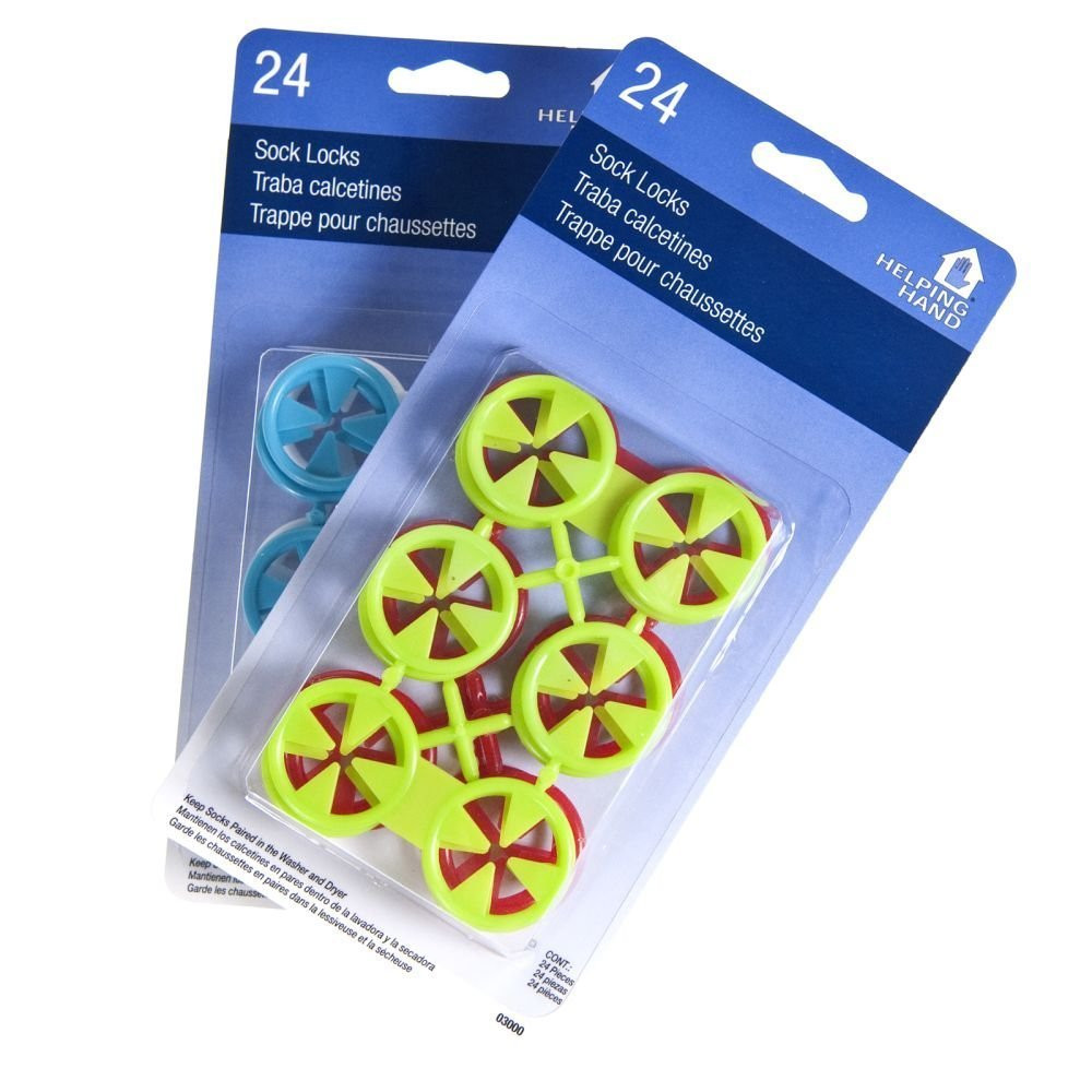 Sock Lock Rings for Laundry 48 Clip Locks (colors may vary) gallery