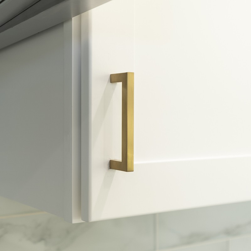 Brushed Gold Kitchen Square Cabinet Handles Drawers Pulls Knobs Stainless Steel gallery