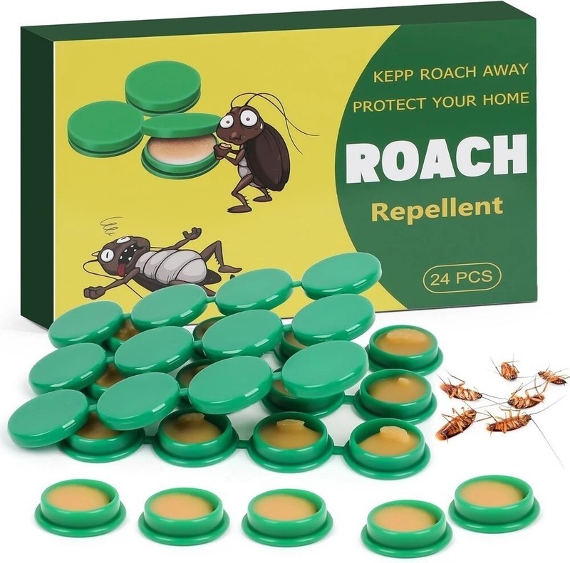 Roach Killer Cockroach Traps for Indoor & Outdoor Infestation Control pack of 24 gallery