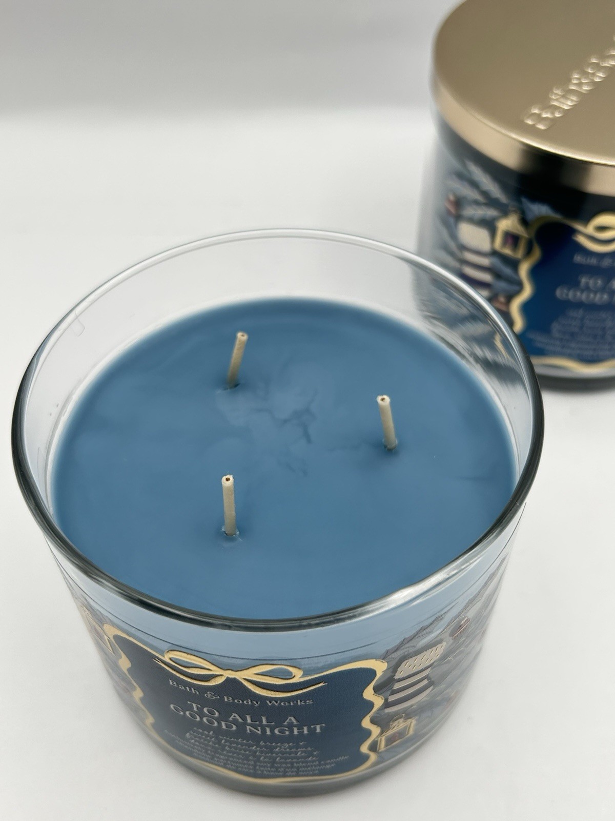 2 Pack Bath & Body Works 3 Wick To All A Good Night Candle 14.5oz SET 2 CANDLES gallery
