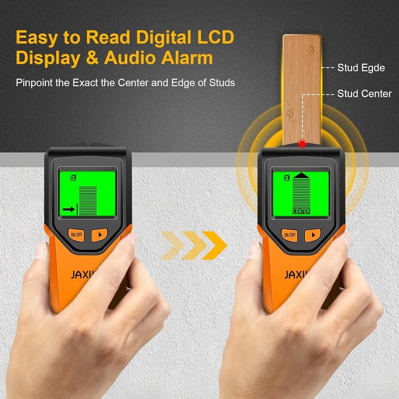 5 in 1 Stud Finder Tool w/Microprocessor Chip and HD LCD Display, Stud Detector gallery