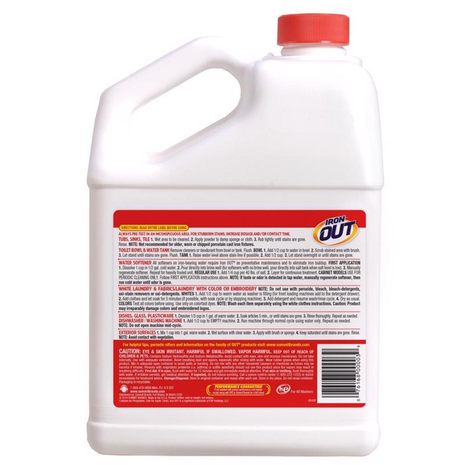 Iron Out IO10N Efficient Rust Stain Remover 152 oz. gallery