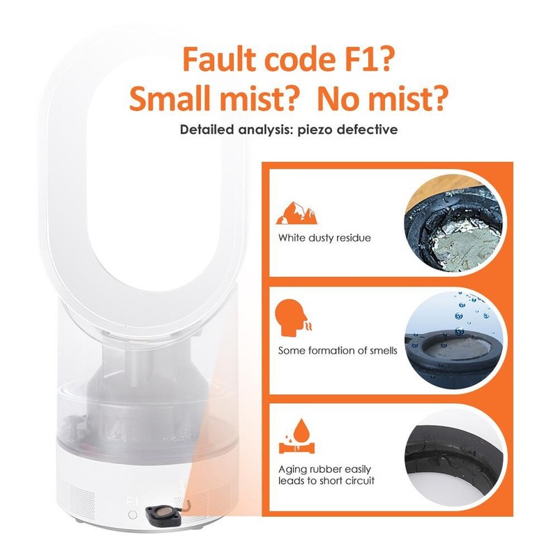 Compatible Piezo Humidifier For Dyson Am10 - Replacement Part For Humidifier Fan gallery
