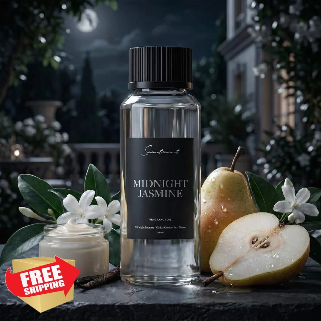 Scentiment Midnight Jasmine Diffuser Oil 4oz gallery