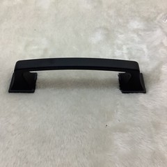 Cabinet Drawer Pull Kitchen Classic Edge 3-3/4 in. (96 mm) Matte Black 10 Pack