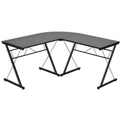59 Inches L-Shaped Corner Desk Computer Table for Home Office Study Workstation-