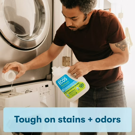 ECOS Free & Clear Hypoallergenic Laundry Detergent 110 Oz 120 Loads gallery