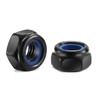 M6 x 1.0mm Nylon Insert Hex Lock Nuts 50Pcs 304 Stainless Steel M6, Black gallery
