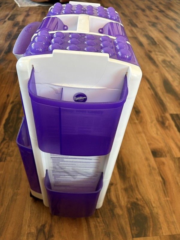 Wilton Ultimate Rolling Tool Caddy Cake Decorating Organizer gallery