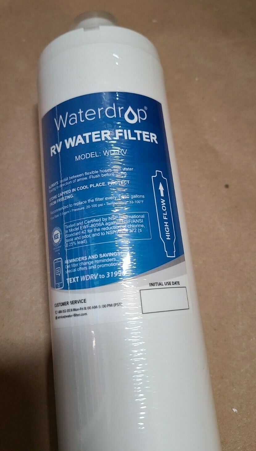WD-RV RV & Marine Inline Water Filter For Boats Trailer Campers NIP gallery