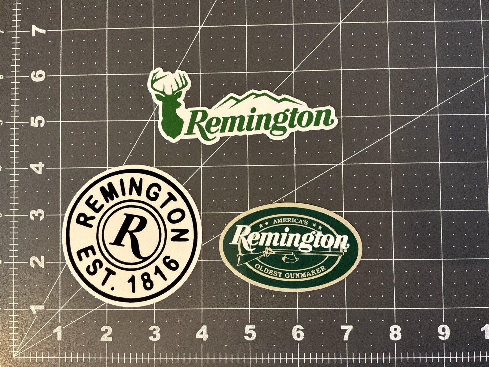 Remington Firearms Stickers 3 Sticker Lot 3” And 4” gallery