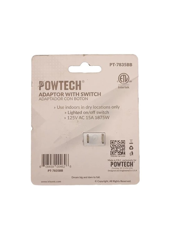 Single Outlet AC Wall Plug On/Off LIGHTED POWER SWITCH Electrical Adapter gallery