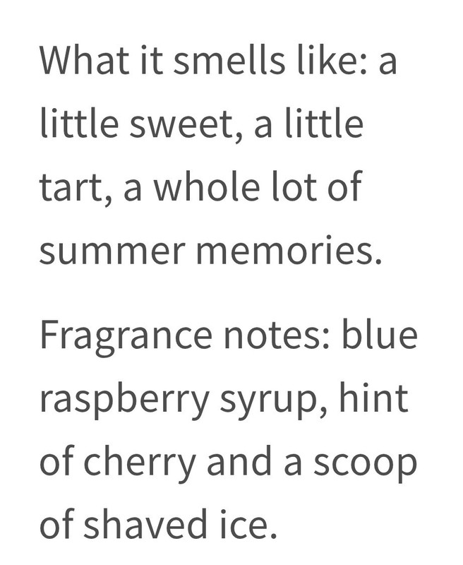 NEW☀️SUMMER~💙🍧BLUE RASPBERRY SNOW CONE~SINGLE WICK~Bath Body Works~SHIP FREE gallery