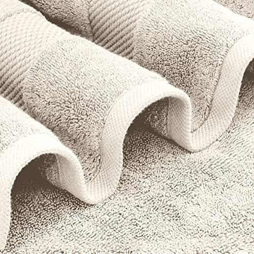 Towel Set Ivory - Soft Cotton 2/Bath / 2Hand 4/Wash 8 Piece Luxury gallery