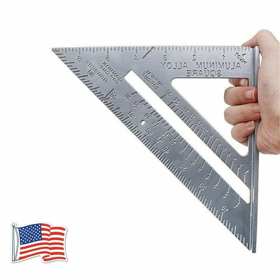 US 7-inch Measuring Triangular Ruler, Speed Square Layout Tool Protractor gallery