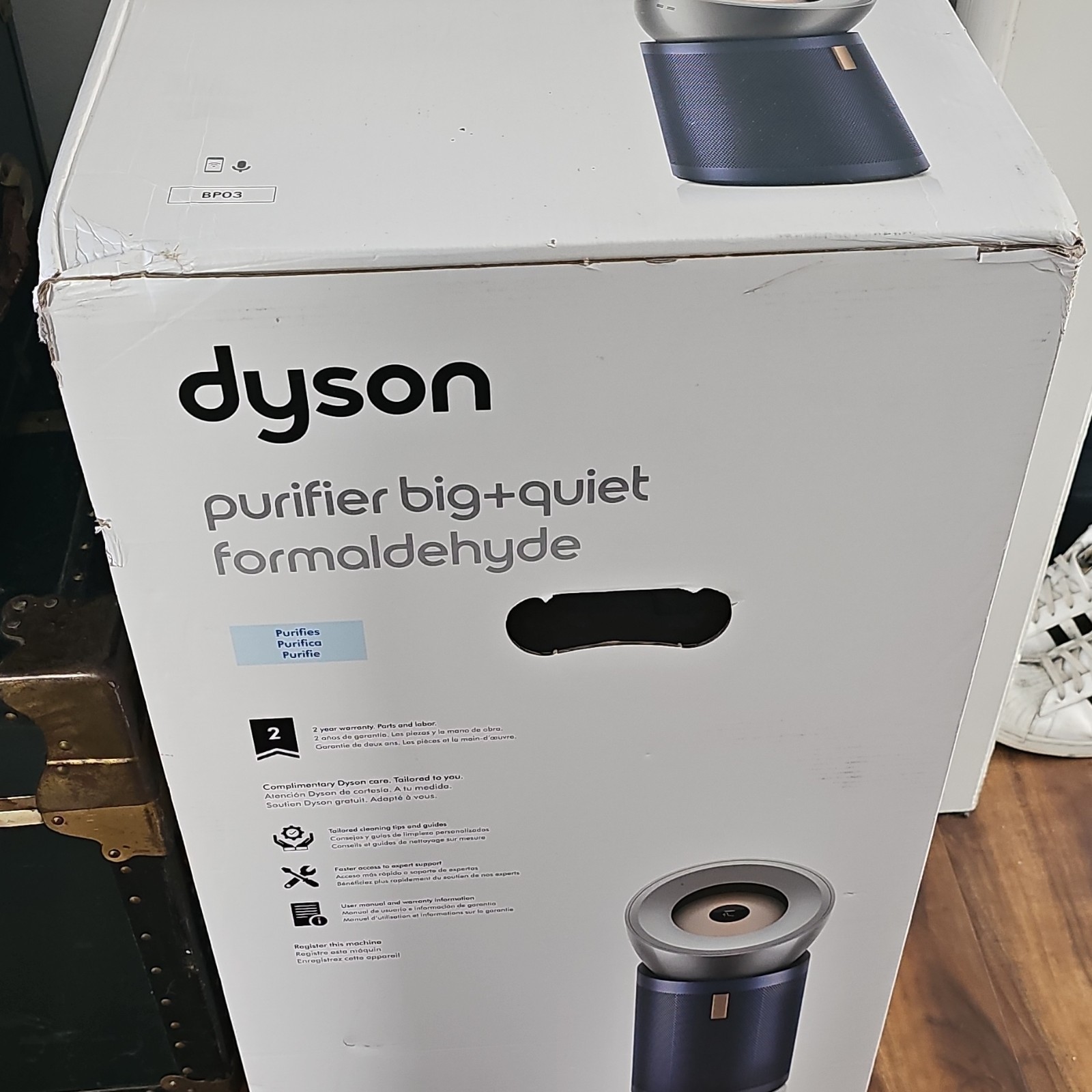 Dyson BP03 Console Air Purifier Formaldehyde Blue Silver Quiet Operation gallery