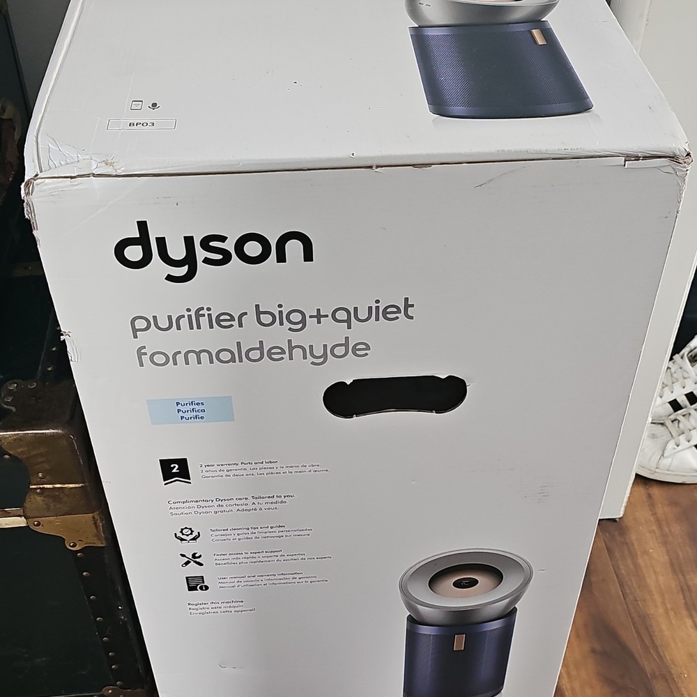 Dyson BP03 Console Air Purifier Formaldehyde Blue Silver Quiet Operation