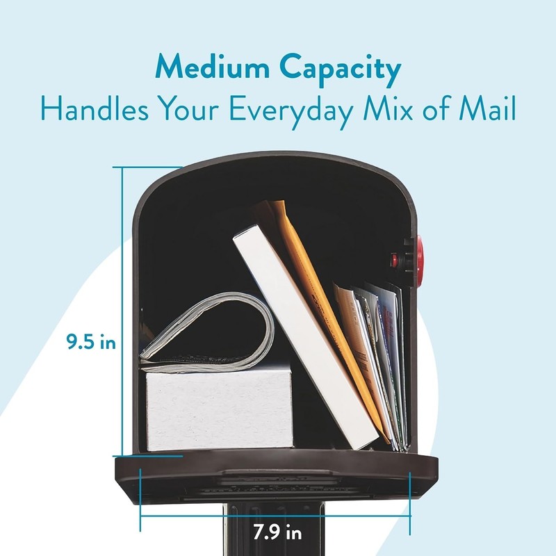 Charming Harrison Mailbox & Post Kit - Easy Assembly, Long-Lasting Quality gallery
