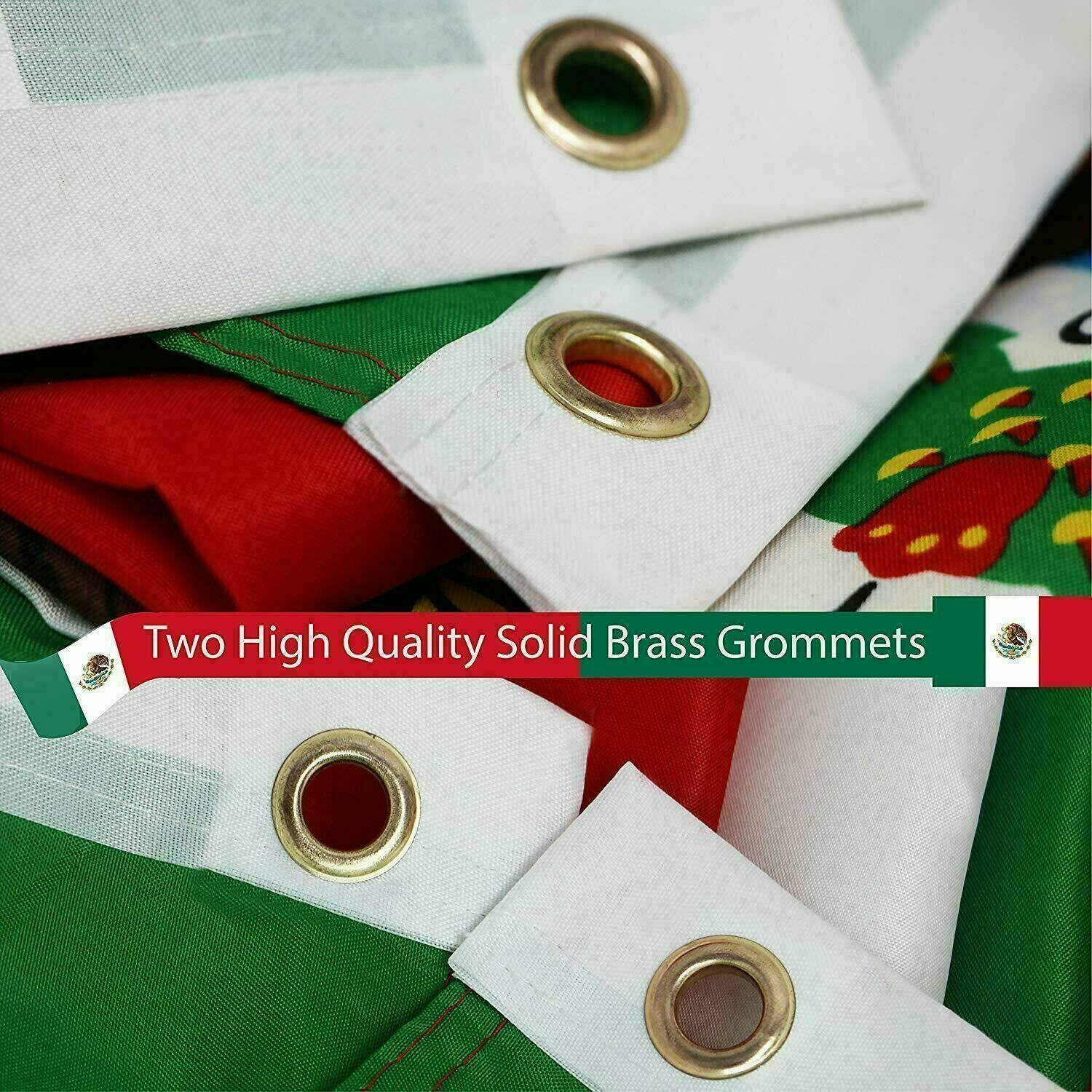 New 3’x5’ Polyester MEXICO FLAG Mexican Banner Pennant Bandera Indoor Outdoor gallery