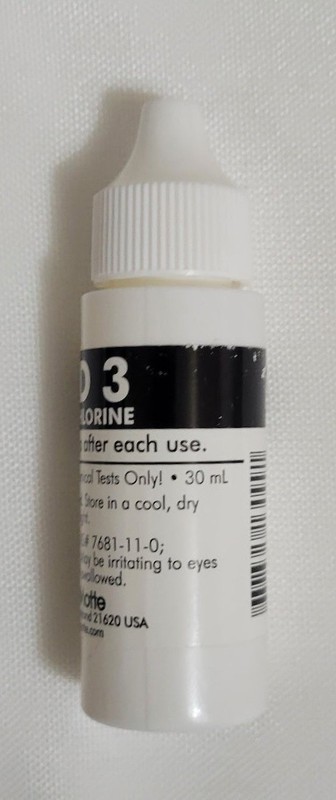 LaMotte DPD 3 Total Chlorine Reagent 30 ml, Exp 09/2025, P-6743-G gallery