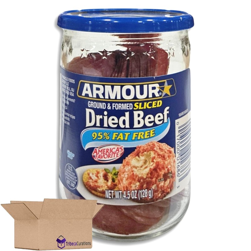 95% Fat Free Sliced Dried Beef Value Pack | 4.5 Ounce | Pack of 6 gallery