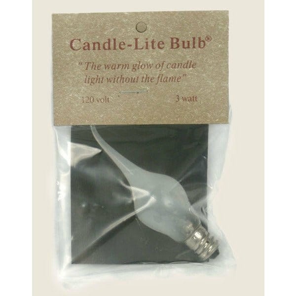Pack 1 - 3 Watt LARGE Candle-lite Silicone Light Bulbs Candelabra 3640921 gallery