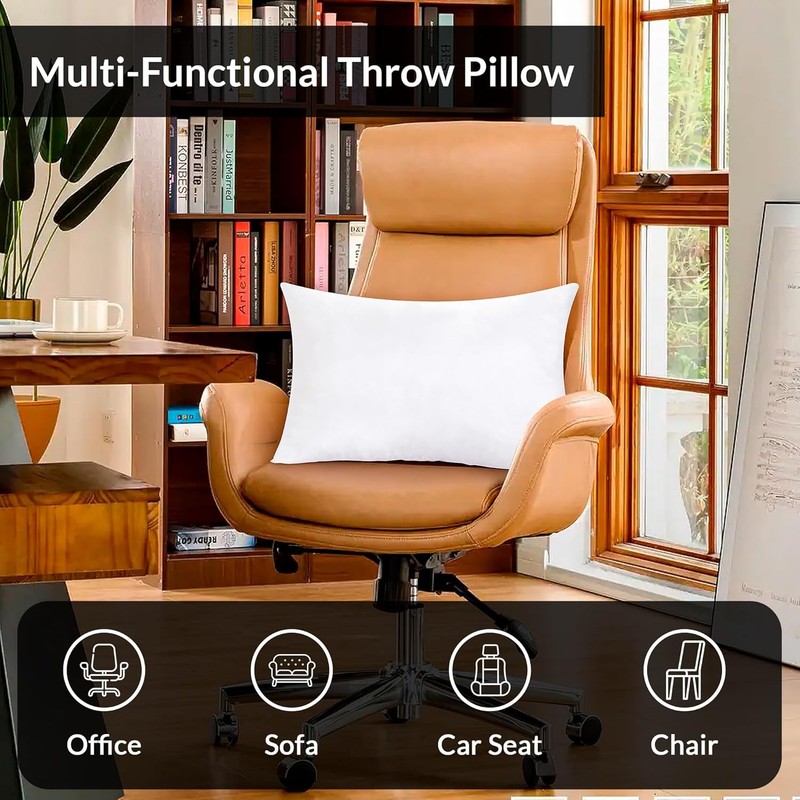 12 x 20 Pillow Insert - Down Alternative Throw Pillows Insert - Rectangle Pillow gallery