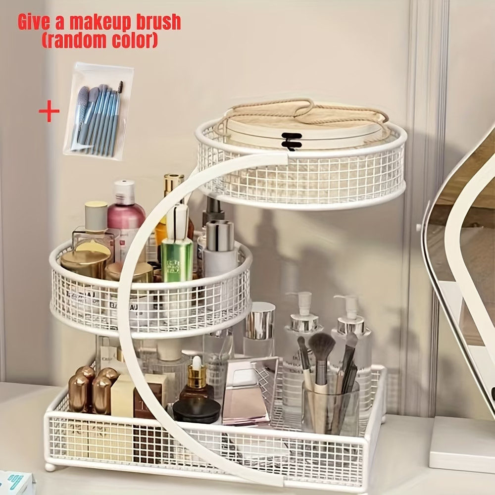 A Storage Rack for Painted Metal Cosmetics gallery