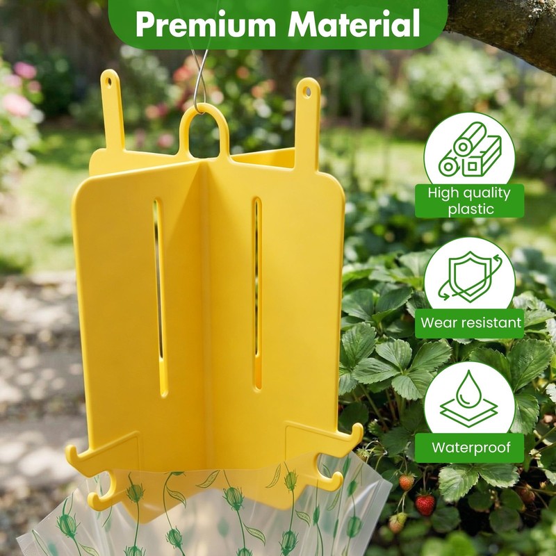 4 Pack Japanese Beetle Trap Vane Assembly, Durable Plastic Top Hanging Assemb... gallery