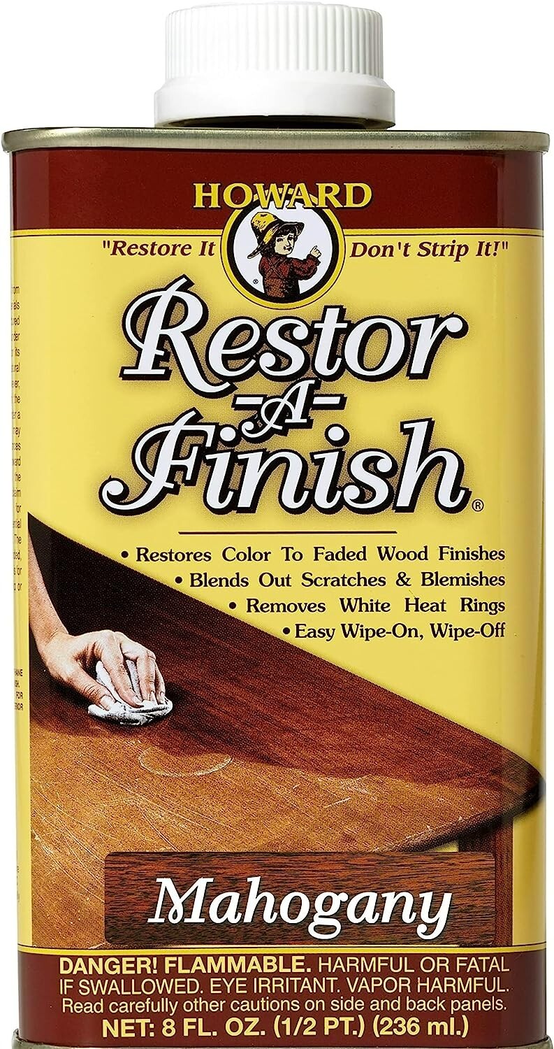 HOWARD RF8 Products Restor-A-Finish, 8 oz, Mahogany, 8 Fluid Ounces ( Pack of 6) gallery