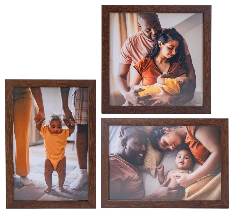 16x18 Frame Brown Solid Wood Picture Frame Width 0.75 Inches | Interior Frame De gallery