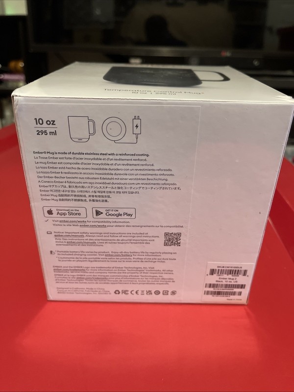 Ember 10 oz. Temperature Control Smart Mug - Black Brand New Still Sealed gallery