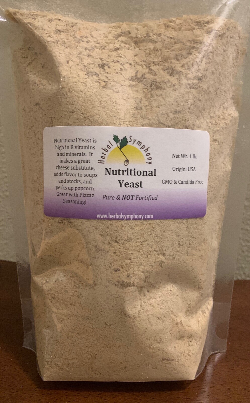 Pure Natural Non-fortified Nutritional Yeast Flakes (1 lb.) Food Based Protein gallery