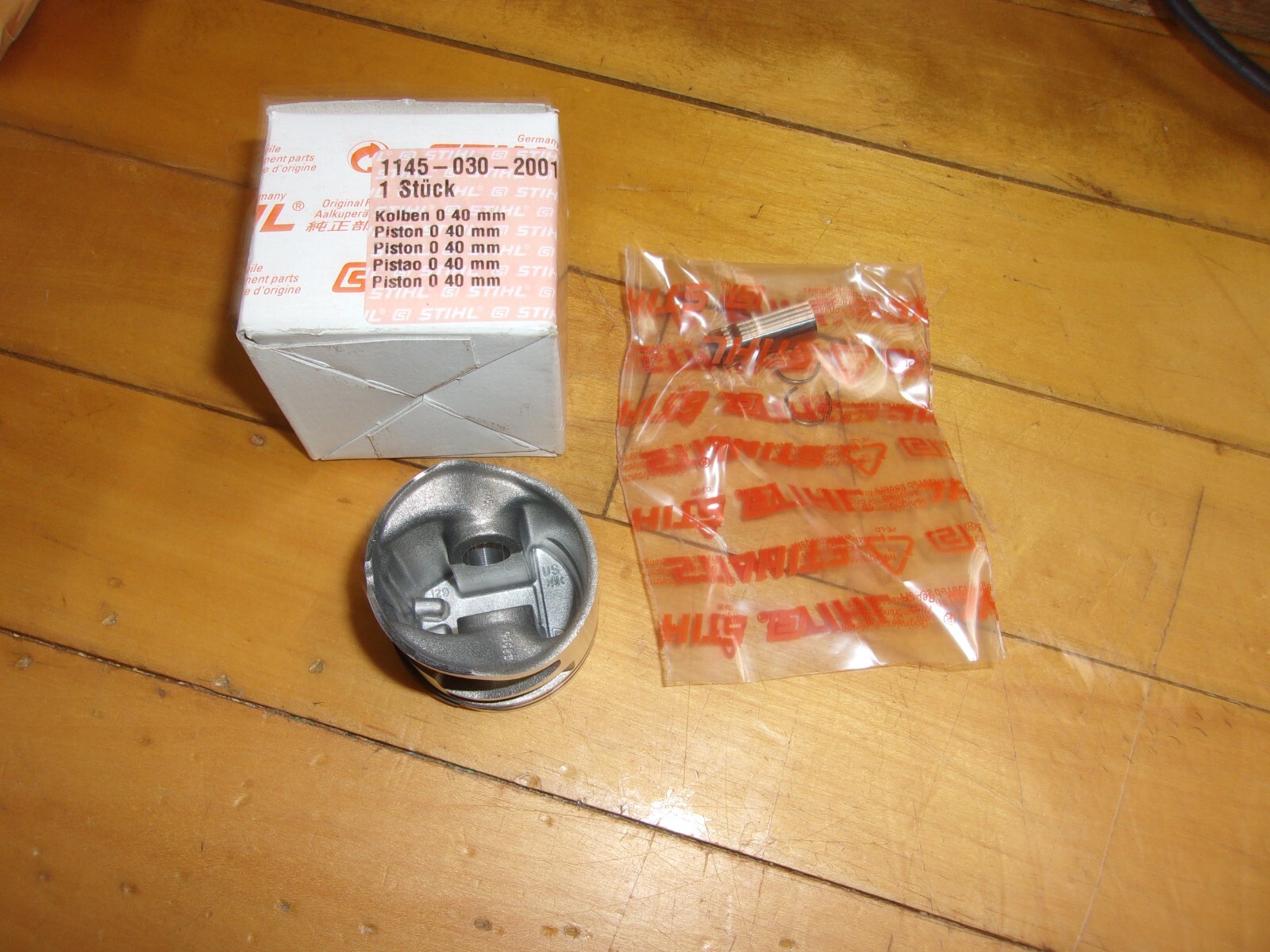 Stihl OEM Piston & Rings 40mm MS 201T MS201T MS201 1145-020-2001 Pin #GM-F3C5 gallery