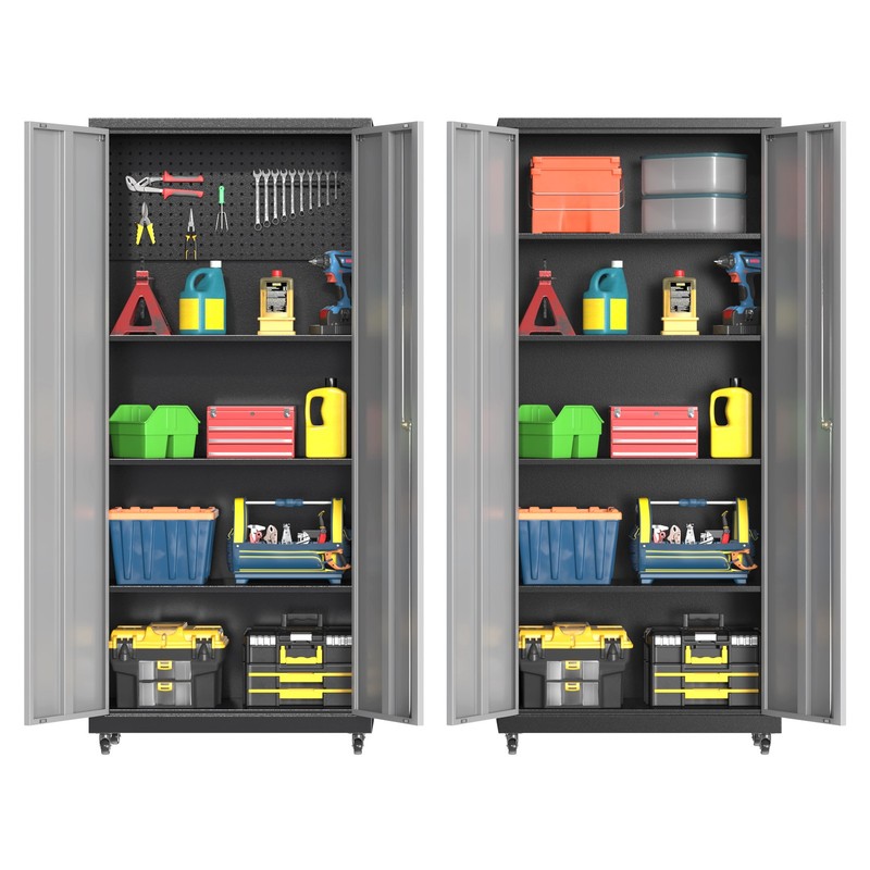 Rolling Tool Chest Cabinet Tool Box Lockable Tool Storage Cabinet Garage Cabinet gallery