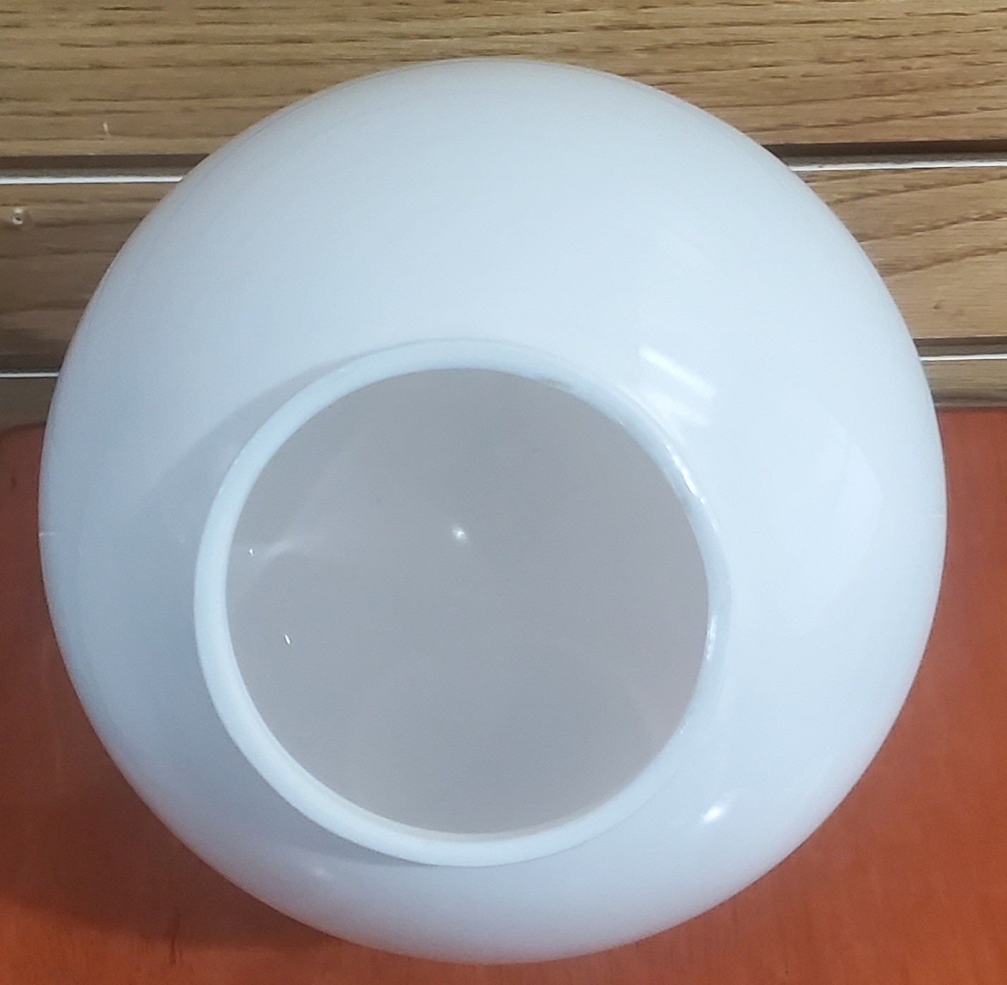 8" WHITE ACRYLIC Plastic Globe gallery