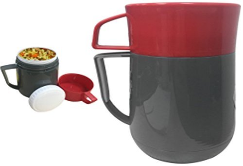 Lunchbox Hot or Cold Food Jug Leak Proof Glass BPA/ASBESTOS free 600ml Vacuum gallery