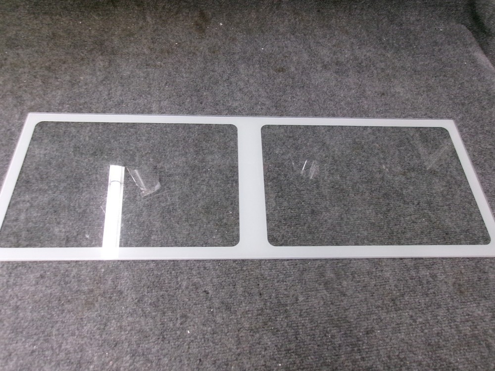 WP67006655 KITCHENAID REFRIGERATOR CRISPER COVER GLASS 30 5/8" x 10 3/4"