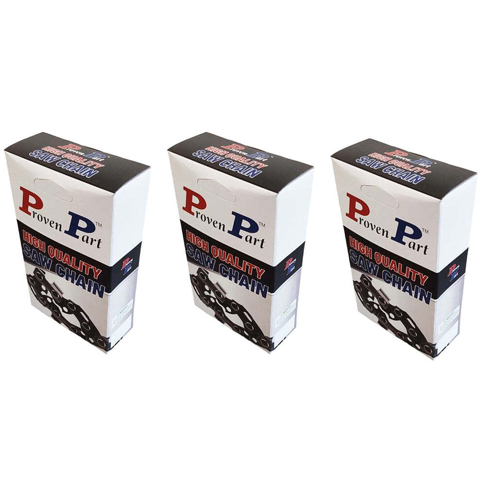 Proven Part 3-Pack 24" Full Skip Chain For 24In Bar 3/8" Pitch .050 Gauge 84DL gallery